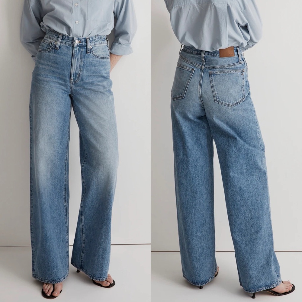 Madewell Women's Flare & Wide Leg Jeans - Light Blue 30